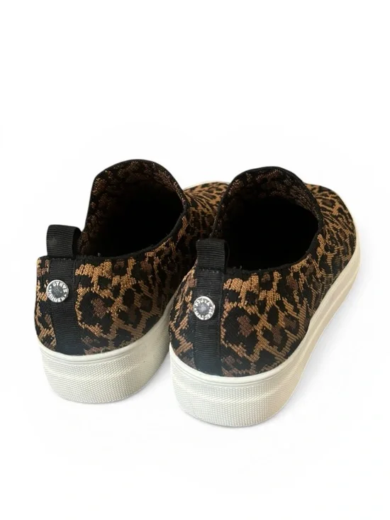 Women’s Steve Madden Darayl Slip-On Animal Print Sneakers -Size 8.5 - Picture 3 of 5